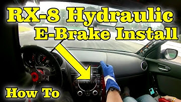How to install hydrolic ebrake on a rx8