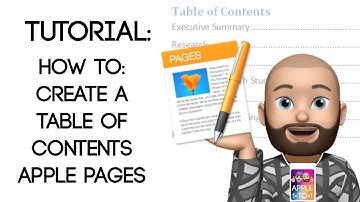 How To: Create Table of Contents in Apple Pages