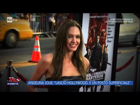 Angelina Jolie: "Lascio Hollywook, è un posto superficiale" - La vita in diretta 11/12/2023