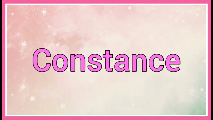 Constance | Name Origin Meaning Variations