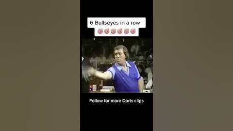 6 Bullseye in a Row Eric Bristow and John Lowe 🎯