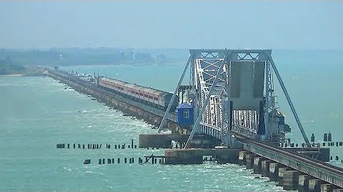 Pamban Sea Rail Bridge || World 2nd longest sea Rail Bridge ||  Rameswaram, Tamilnadu, India