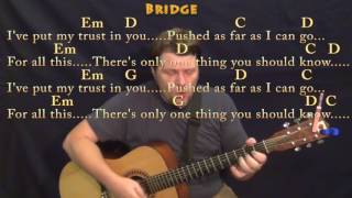 In The End (Linkin Park) Guitar Cover Lesson in Em with Chords/Lyrics chords