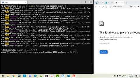 Converting a CRA based React app to use Snowpack
