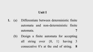 May 2018 MCA 4th Sem Theory of Computation Question Paper