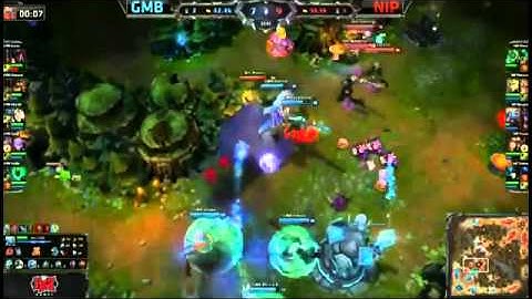 Gambit VS NIP Bjergsen Fizz Highlights   EU LCS W8D2 Summer 2013 MUST SEE
