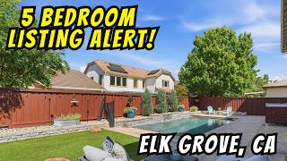 ELK GROVE CA | Home for Sale | 5 Bedroom 3 Bath POOL Home | 10244 Jennick Way