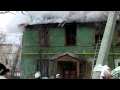 Крупный пожар в доме, перекинулся крашу и соседнюю квартиру (Самара)