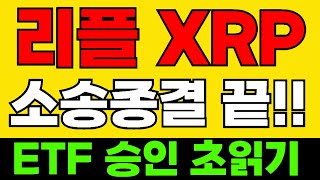 리플 XRP 항소철회 왜 항소 포기했나? 이더리움 솔라나 현물ETF 애니메코인 아이콘코인 펏지펭귄 대박코인고래
