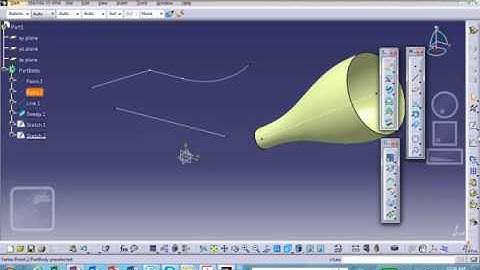 Knowledge, Creating Surface with Law Part 1, Catia v5,  Nader G Zamani