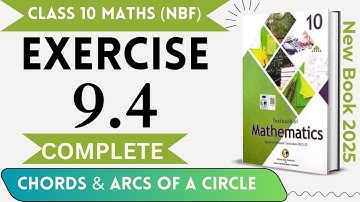 Class 10 Maths Exercise 9.4 New book nbf || 10th math nbf Chapter 9 ex 9.4 ||  Ex 9.4 class 10 nbf