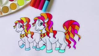 unicorn drawing draw easy simple