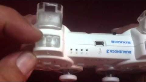 White Dualshock 3 w all clear buttons and blue leds