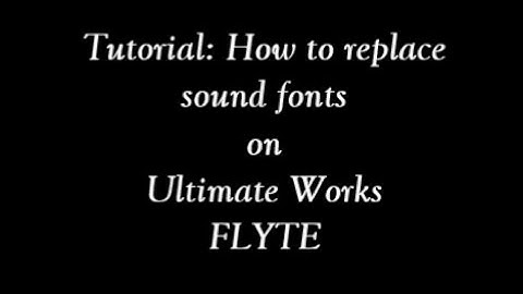 FLYTE Lightsaber: How to Change Sound Fonts Tutorial