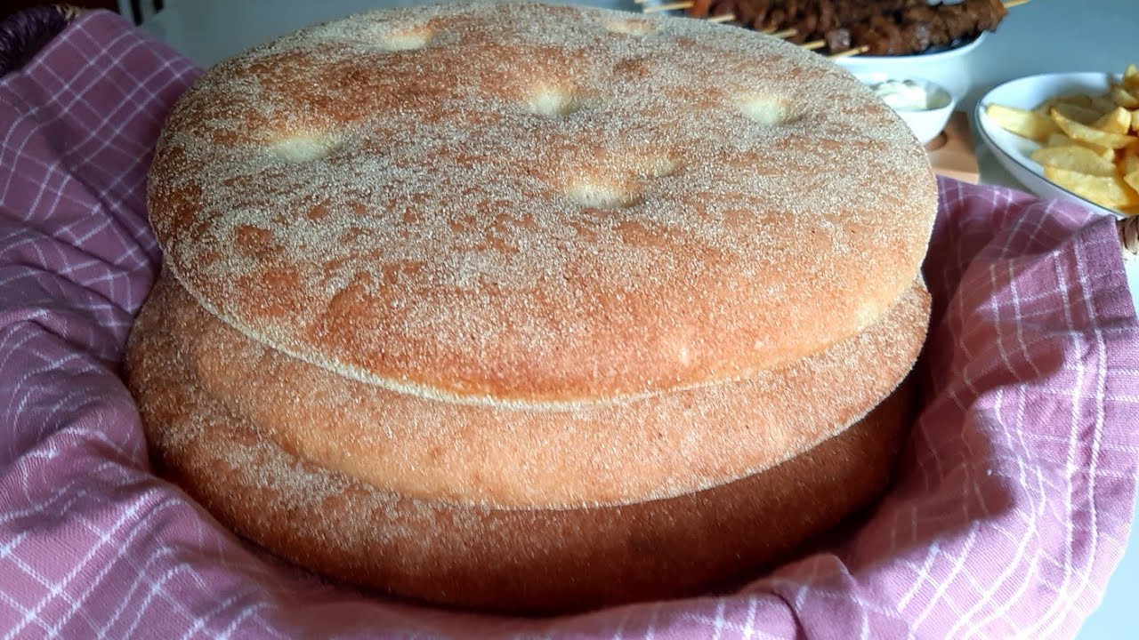 Marokkaans brood uit de ovenخبز مغربي من الفرن