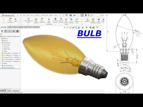 Solidworks tutorial Bulb
