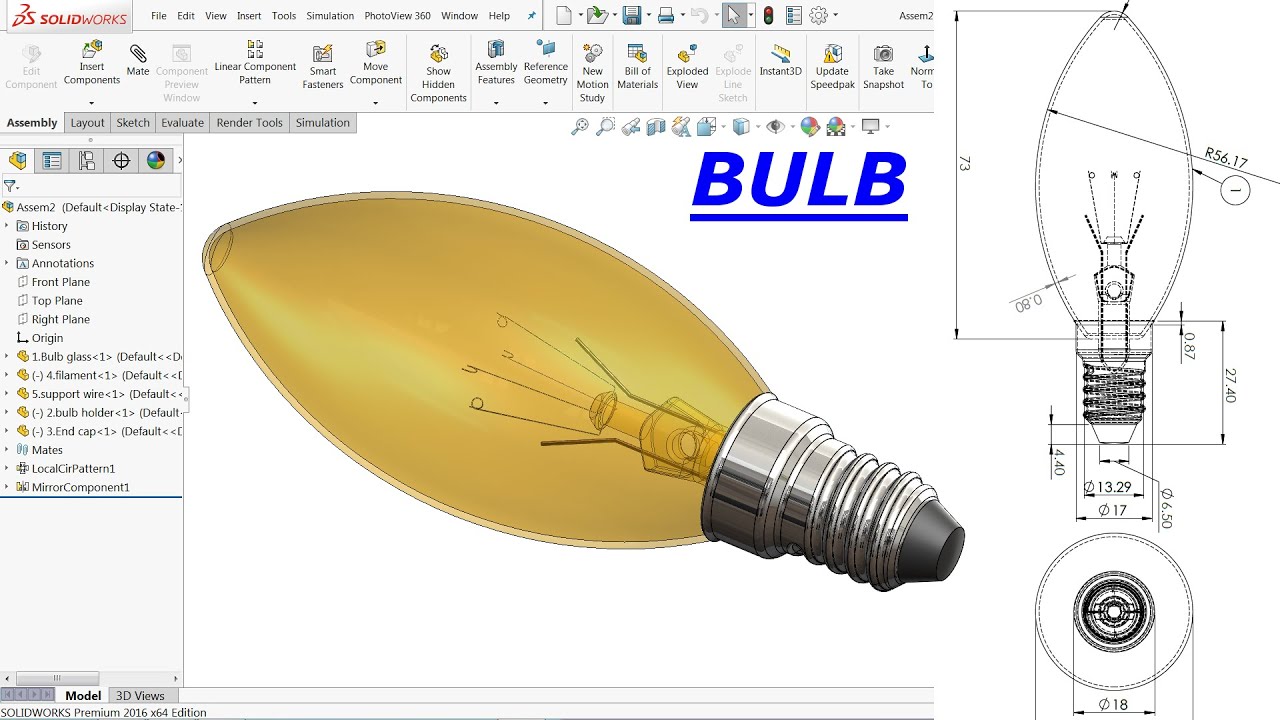solidworks light bulb download