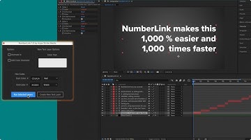 NumberLink for After Effects Tutorial