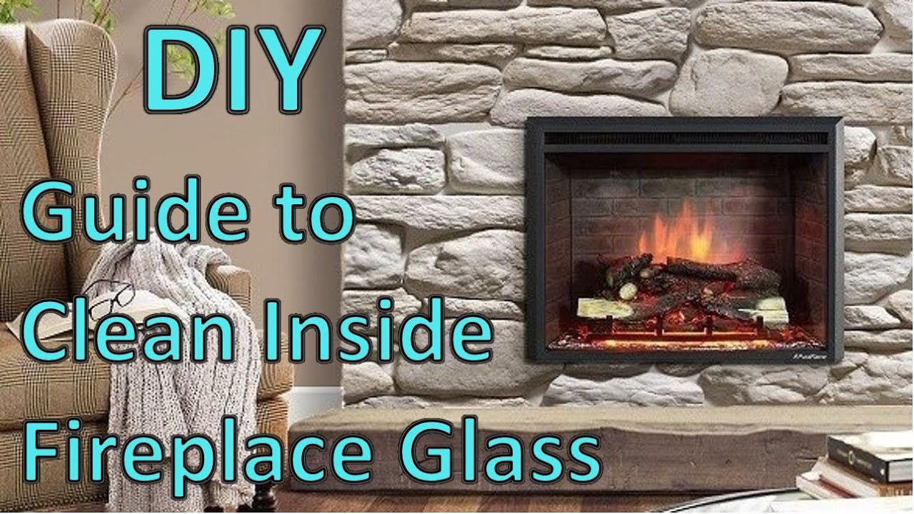 How to Clean Fireplace Glass (Get Rid of Dust inside Electric Fireplace)