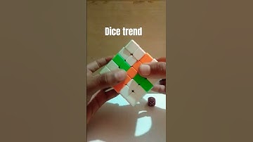 Dice trend on 5×5 Rubiks cube #shorts #trendingshorts #youtubeshorts