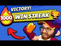 How I went on a 1000  Win Streak in Brawl Stars! 🤯 (world record)