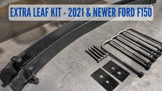 Extra Leaf Kit for 2021-2023 & Newer Ford F150 Pickup | Where to buy and installation guide by Simcoe Spring Service 5,608 views 1 year ago 16 minutes