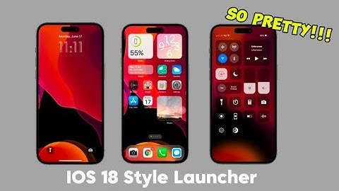 IOS 18 Launcher on Android/ with Control Center & Lockscreen Tutorial - Freeko Tutorials.
