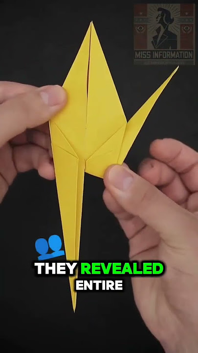 Origami Cranes Weren’t Just Art—They Were SPY TOOLS.