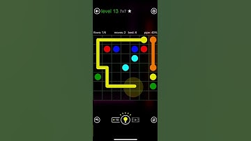 Flow Free : Classic Pack : 7X7 medium - level (13)