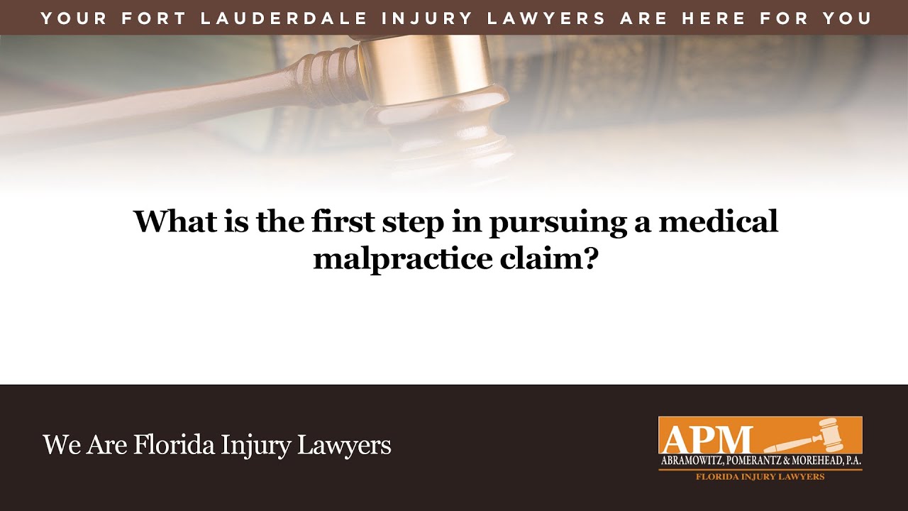 What Is The First Step In Pursuing A Medical Malpractice Claim? - YouTube