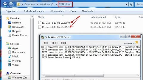 How To Take Backup From Cisco Switch Using TFTP Server