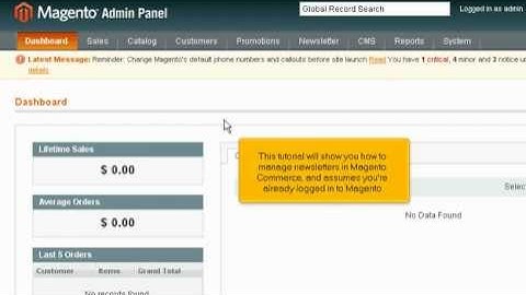 How to send and manage newsletters in Magento Commerce | FastDot Cloud Hosting