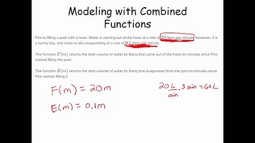 Modeling Combined Functions