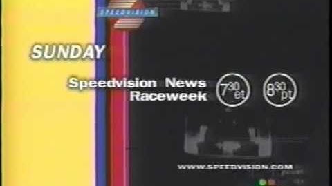 Speedvision News -  Race Week Commercial  - Speed Vision (2000)