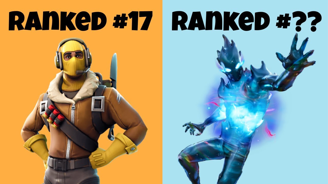 Ranking Every LEGENDARY SKIN In Fortnite From Worst To ...