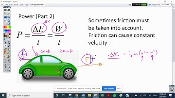 Power with Constant Velocity