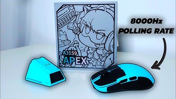 Unboxing the AJAZZ AJ159 APEX Gaming Mouse | 56g Lightweight, 8K Receiver & Magnetic Charging Base!
