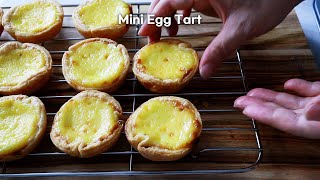 CC] 귀여워서 🎁선물하기 딱! 좋아, 48겹의 부드러운 미니 에그타르트 만들기 ; Mini Egg Tart Recipe | SweetMiMy