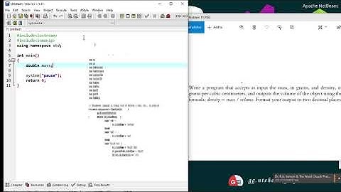 Density volume C++ input output