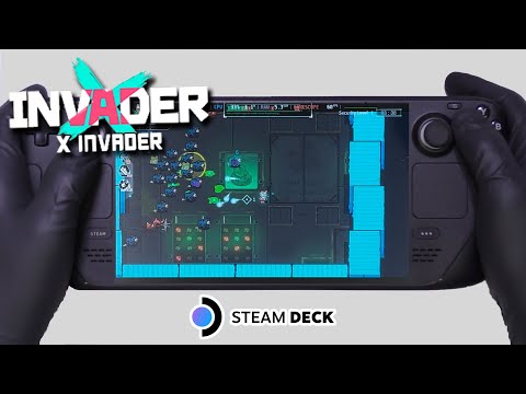 X Invader | Steam Deck Gameplay | Steam OS