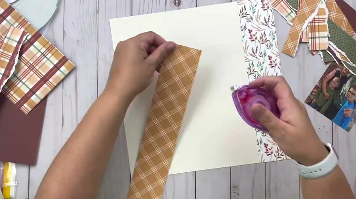 FALL SCRAPBOOK LAYOUT - DoubleShot Kit from The Sc...