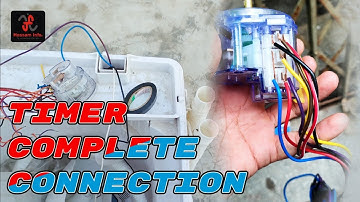7 Wire Washing Machine Timer Complete Connection | Connection Diagram @hassaminfo