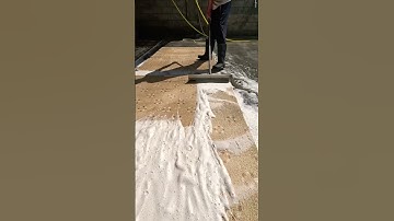 Foam scraping #6 #asmr #satisfying #carpetcleaning #carpet #foam #smooth