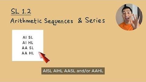 Arithmetic sequences and series [IB Math AA SL/AA HL/AI SL/AA HL]