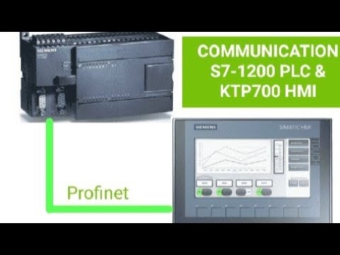 Siemens PLC and HMI interfacing using Siemens TIA Portal, S7-1200/ KTP-700
