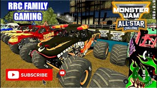 Monster Jam BeamNG Drive All Star Freestyle Event With RRC Family Gaming! EL Toro Loco | Zombie
