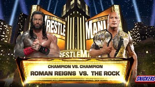 WWE 2K24 Roman Reigns Vs The Rock - Tribal Combat - Winner Takes All
