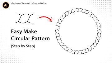 Circular Pattern in Adobe Illustrator - Rope Pattern brush