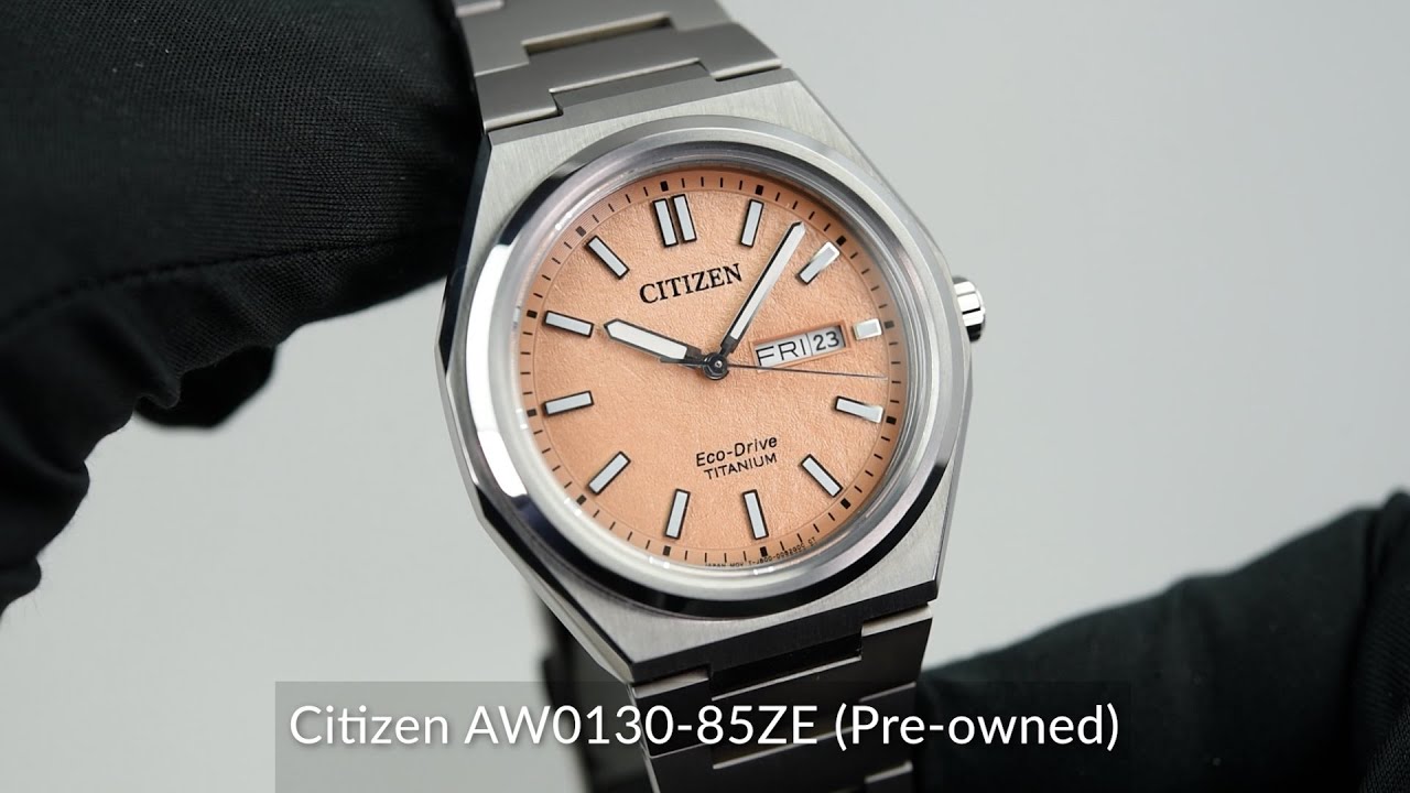 Citizen AW0130-85ZE (Pre-owned) - YouTube