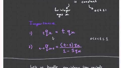 Chapter 3 The Life Table